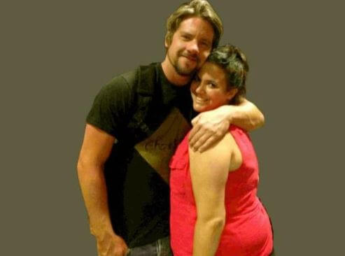 Hang Knighton with her former husband, Zachary Knighton